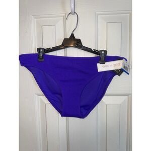 Salt & Cove Purple Bikini Bottoms Textured Swimsuit XL‎